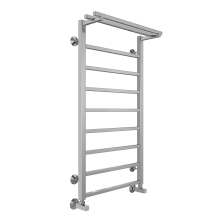 Terminus Полотенцесушитель Контур П9 50х100 см, с полкой, водяной, хром