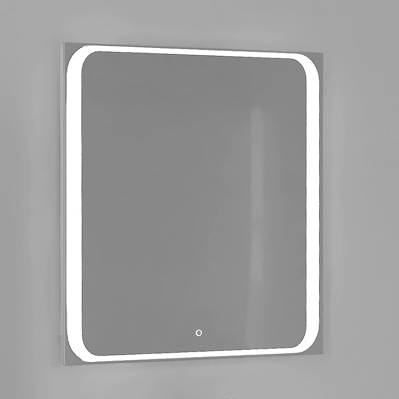 Приобрести jorno зеркало modul 80 см, с подсветкой, белое