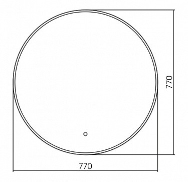 Приобрести azario зеркало плаза d770, белый, сенсорный включатель, фр-00002131