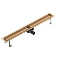 Душевой трап-лоток 90 см WONZON & WOGHAND, Брашированное розовое золото (WW-651900T-BRG)