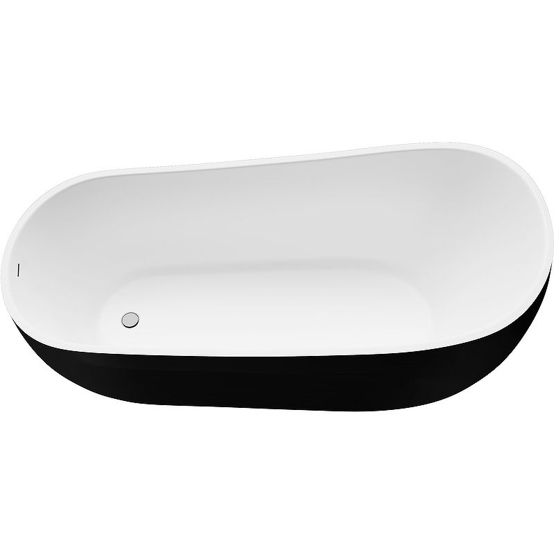 Приобрести grossman отдельностоящая ванна galaxy 170x75 см, черная матовая gr-1403mb