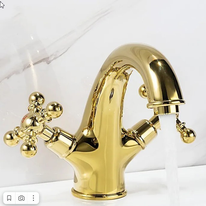 Приобрести gappo смеситель для раковины g1089-6, золото 16658