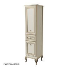 Caprigo Пенал FRESCO 42 см, левый, кремовый, эмаль