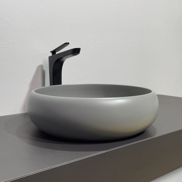 Приобрести comforty раковина 114mh 41х43 см, светло-серая матовая