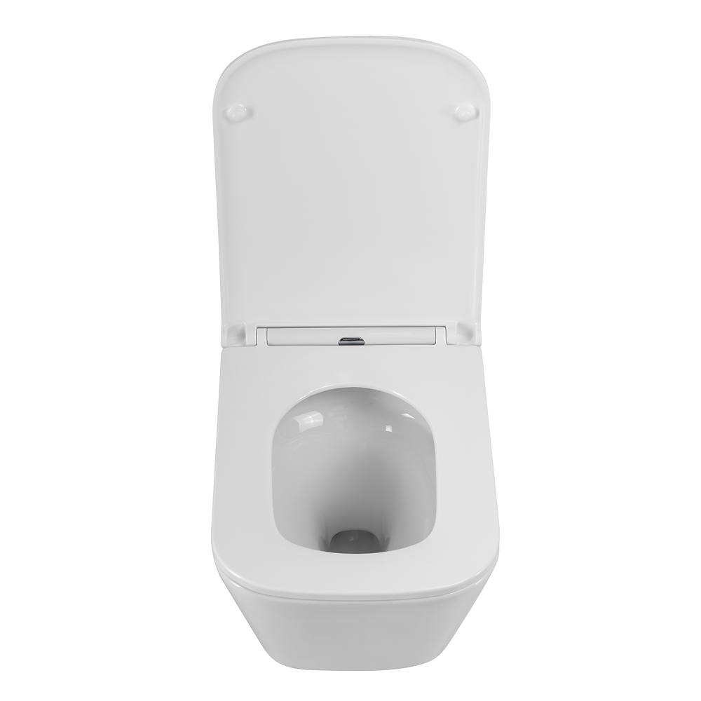 Приобрести belbagno унитаз безободковый подвесной ardente-tor со смывом tornado с сиденьем дюропласт, микролифт, белый bb520ch-tor/bb2322sc