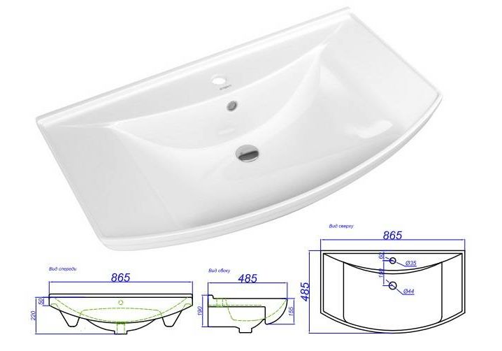 Приобрести тумба напольная с раковиной aqwella франческа 85 см fr0108