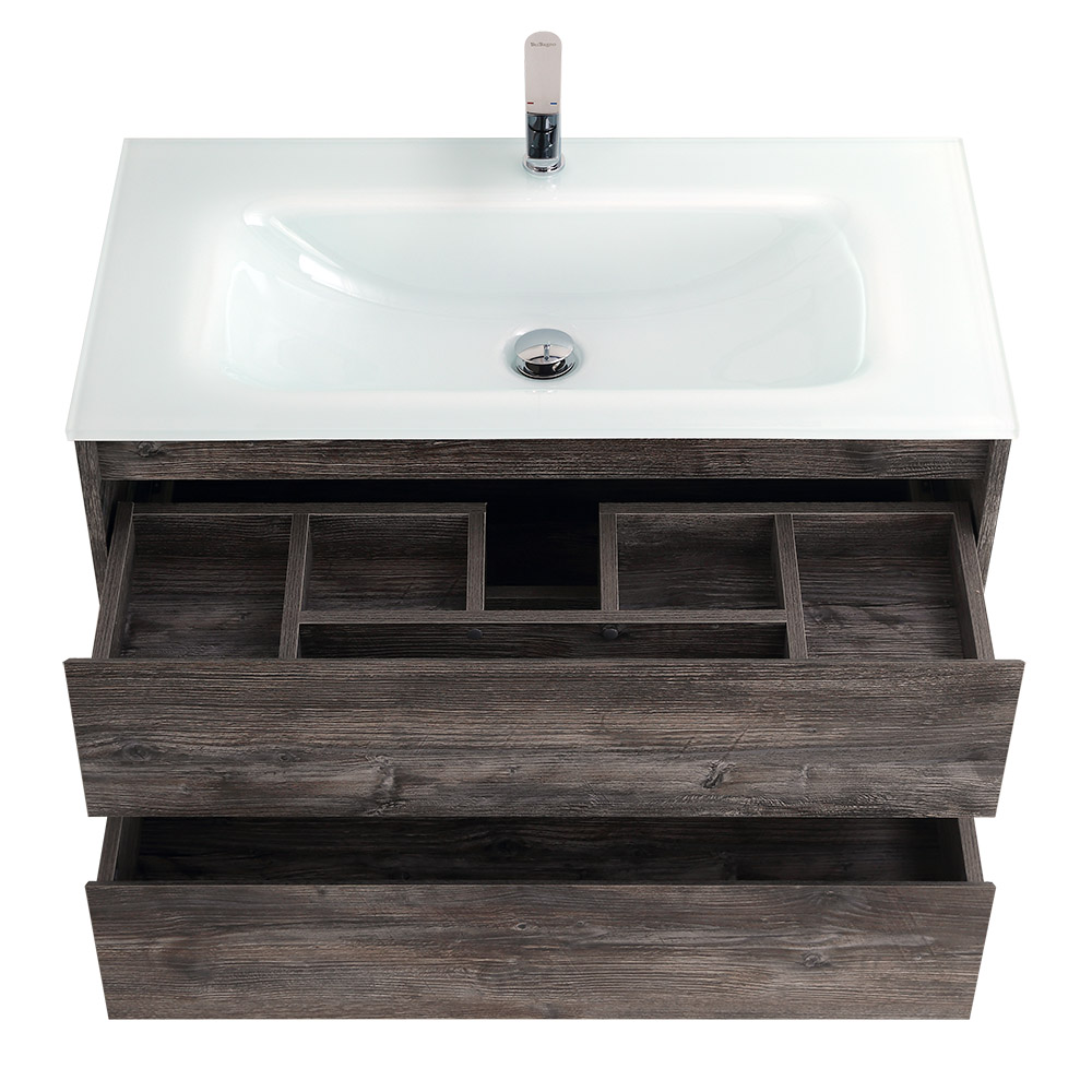 Приобрести belbagno тумба с раковиной kraft 100 см, подвесная pino pasadena, белая раковина