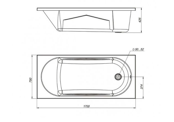 Приобрести торцевая панель для ванны mirsant каспий/азов premium 75 см l