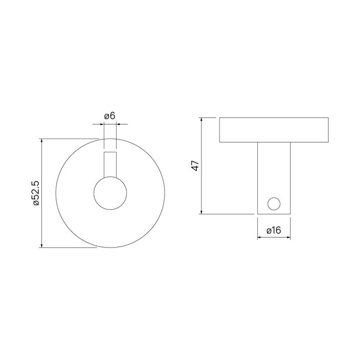 Приобрести iddis крючок одинарный sena 52,5мм, хром senss10i41
