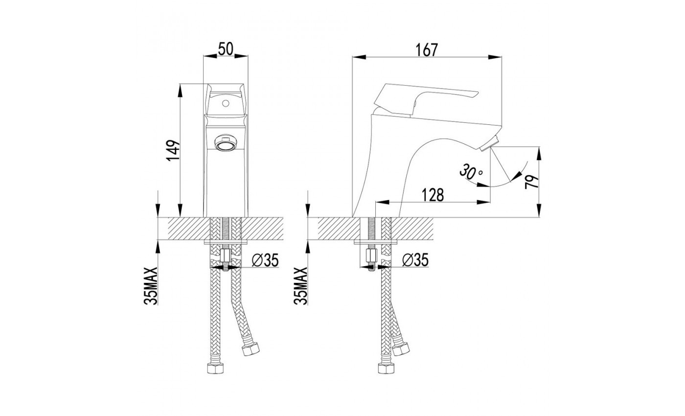 Приобрести lemark смеситель для раковины unit, хром lm4506c