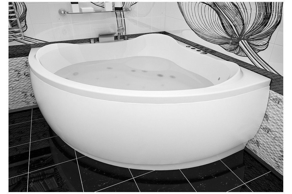 Приобрести aquanet акриловая ванна malta new 150x150 см, белая