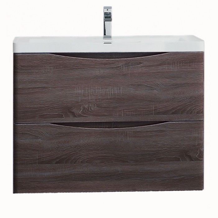 Приобрести тумба подвесная с раковиной belbagno ancona-n-600-2c-so-rw 60 см, темный дуб