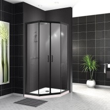 BelBagno Душевое ограждение 90х90 см UNO-195-P-2-90-C-NERO