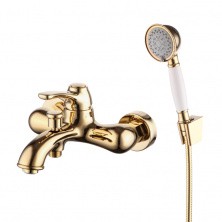 IDDIS Смеситель для ванны Oldie 217мм, желтое золото OLDYG00i02