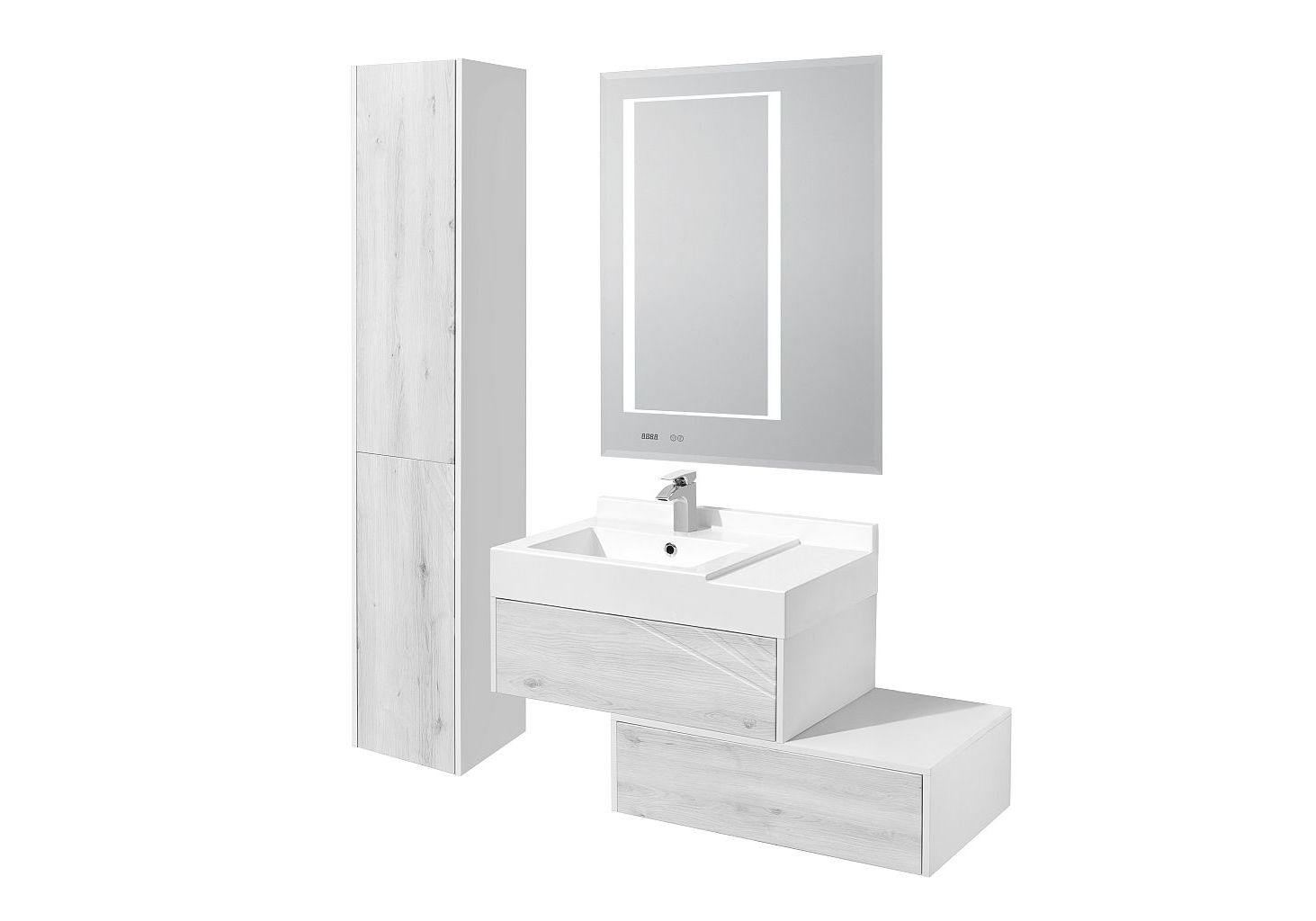 Приобрести зеркало акватон сакура 80 см, 1a236502skw80