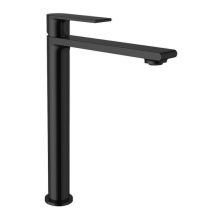 Vincea Высокий смеситель для раковины Vogue, черный матовый VBF-1V2MB