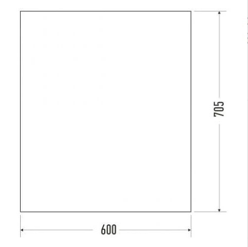 Приобрести mirsant зеркало фарида 60х70 см, белое ут000004911