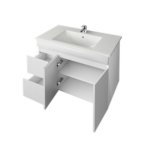 Приобрести mirsant тумба подвесная next 80\1 80 см с раковиной е-80 ут000020468