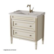 Caprigo Тумба с раковиной ALBION PROMO 80 см, светло бежевая 33315 с1