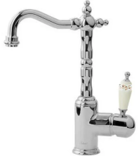 Boheme Смеситель для раковины Provanse, высокий, хром\белый 262-PR