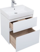 Aquanet Тумба с раковиной Бруклин 70 см, белая 00212597
