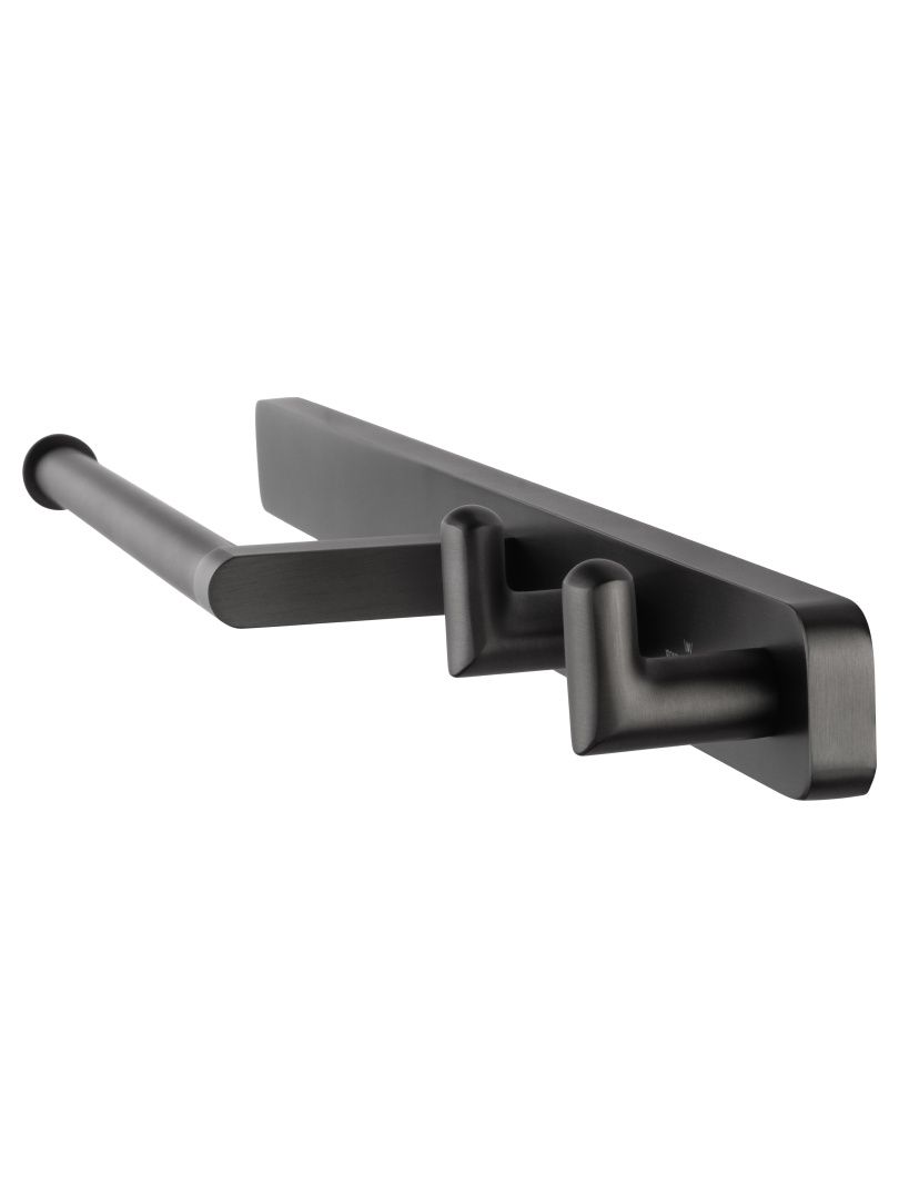 Приобрести кольцо для полотенец с 2 крючками wonzon & woghand graffity, темный графит (ww-9361)