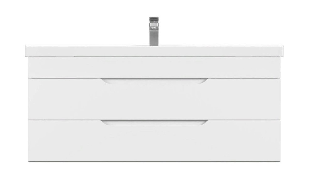 Приобрести mirsant тумба подвесная soho quadro 120 см с раковиной deep 120 ут000089885