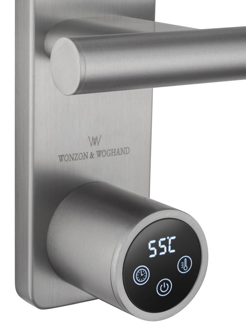 Приобрести полотенцесушитель электрический wonzon & woghand nürnberg, брашированный никель (ww-al345-br)