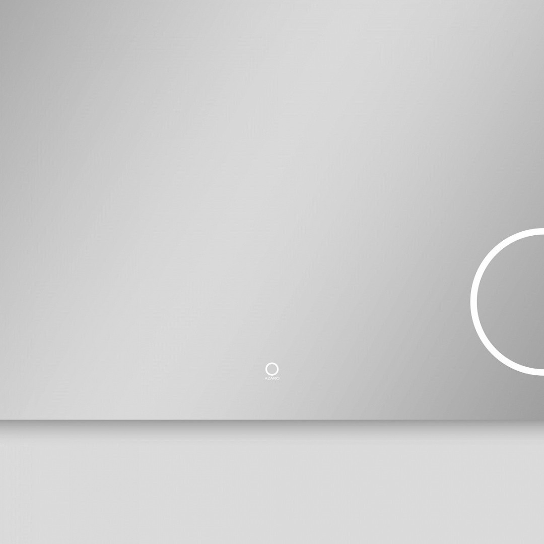 Приобрести azario зеркало 100х70 см, белый, сенсорный выключатель, диммер, az-z-027cs