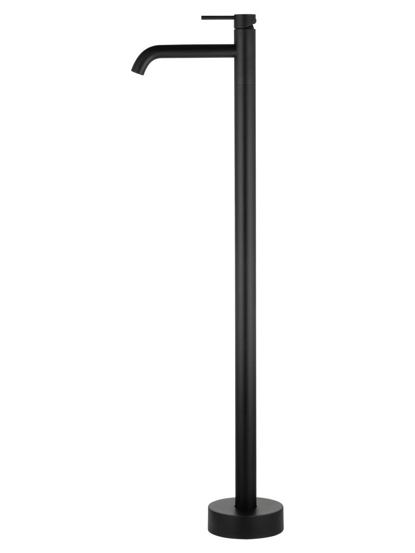 Приобрести смеситель для раковины напольного монтажа wonzon & woghand stick, черный матовый (ww-88649905-mb)