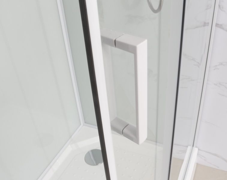 Приобрести frank душевая кабина f409 white, угловая