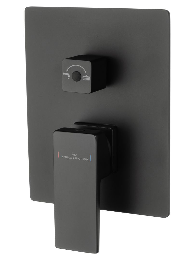 Приобрести душевая система встраиваемая wonzon & woghand cube 2.0, черный матовый (ww-88087068-mb)