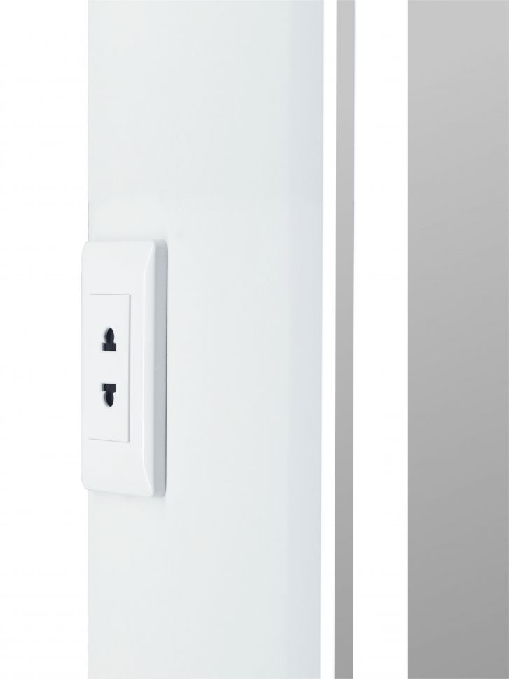 Приобрести continent зеркало шкаф с подсветкой allure 55х80 см, сенсорный включатель, левосторонее, белое