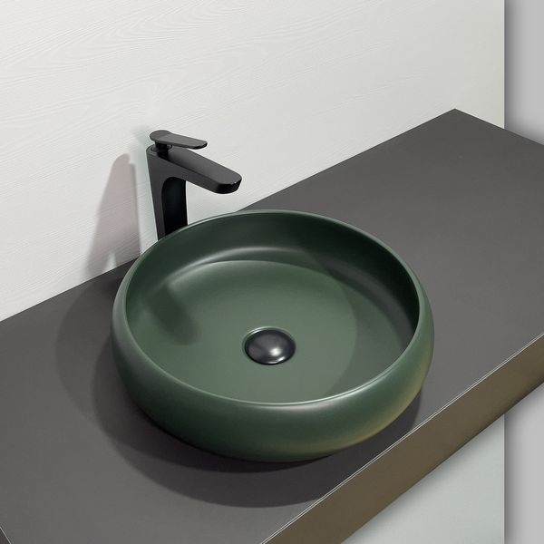 Приобрести comforty раковина 114mdg 41х43 см, темно-зеленая матовая