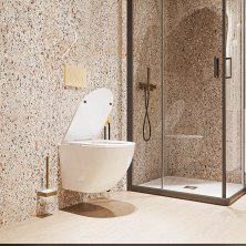 Veconi Унитаз подвесной Moro белый VMO-48T