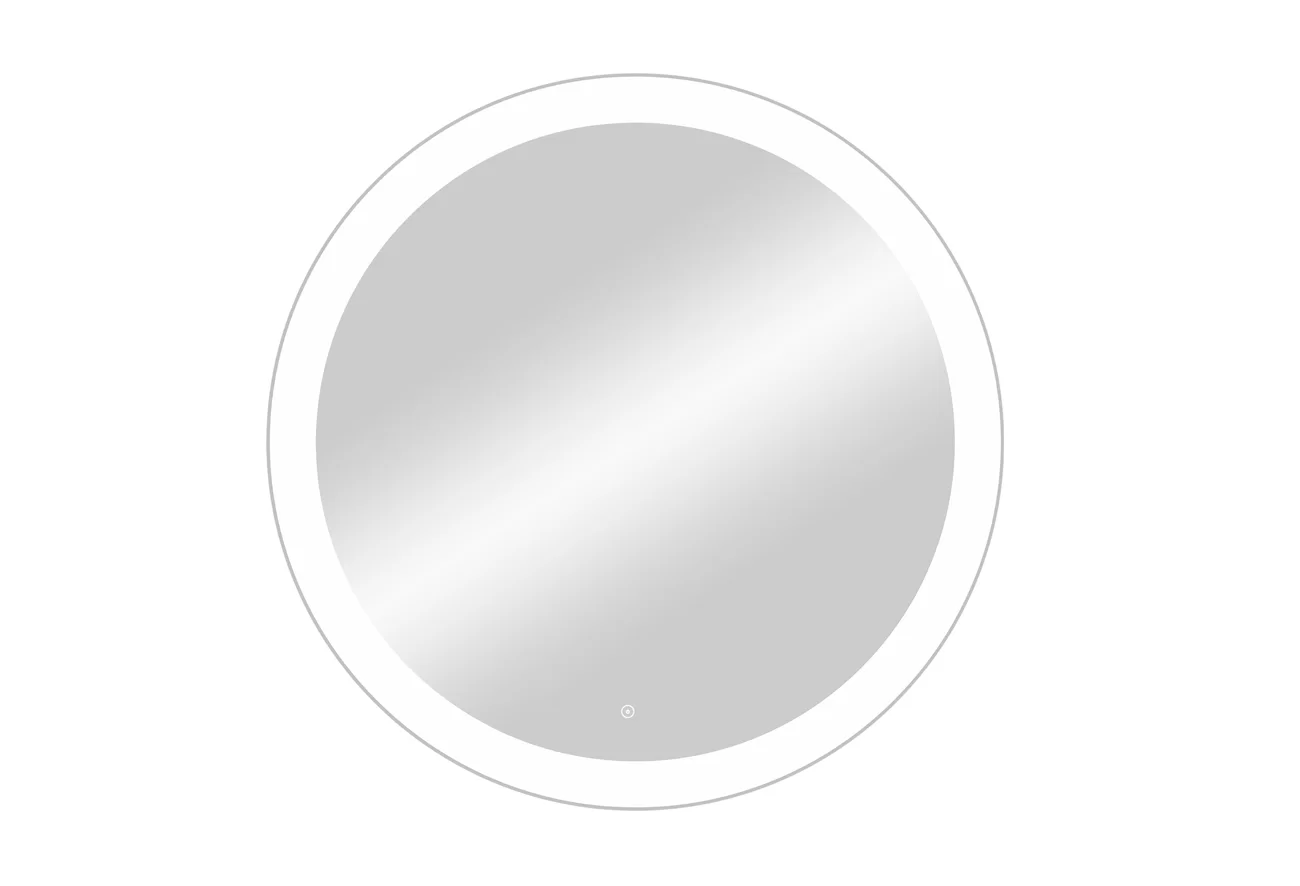 Приобрести continent зеркало с подсветкой rinaldi 77х77 см, белое