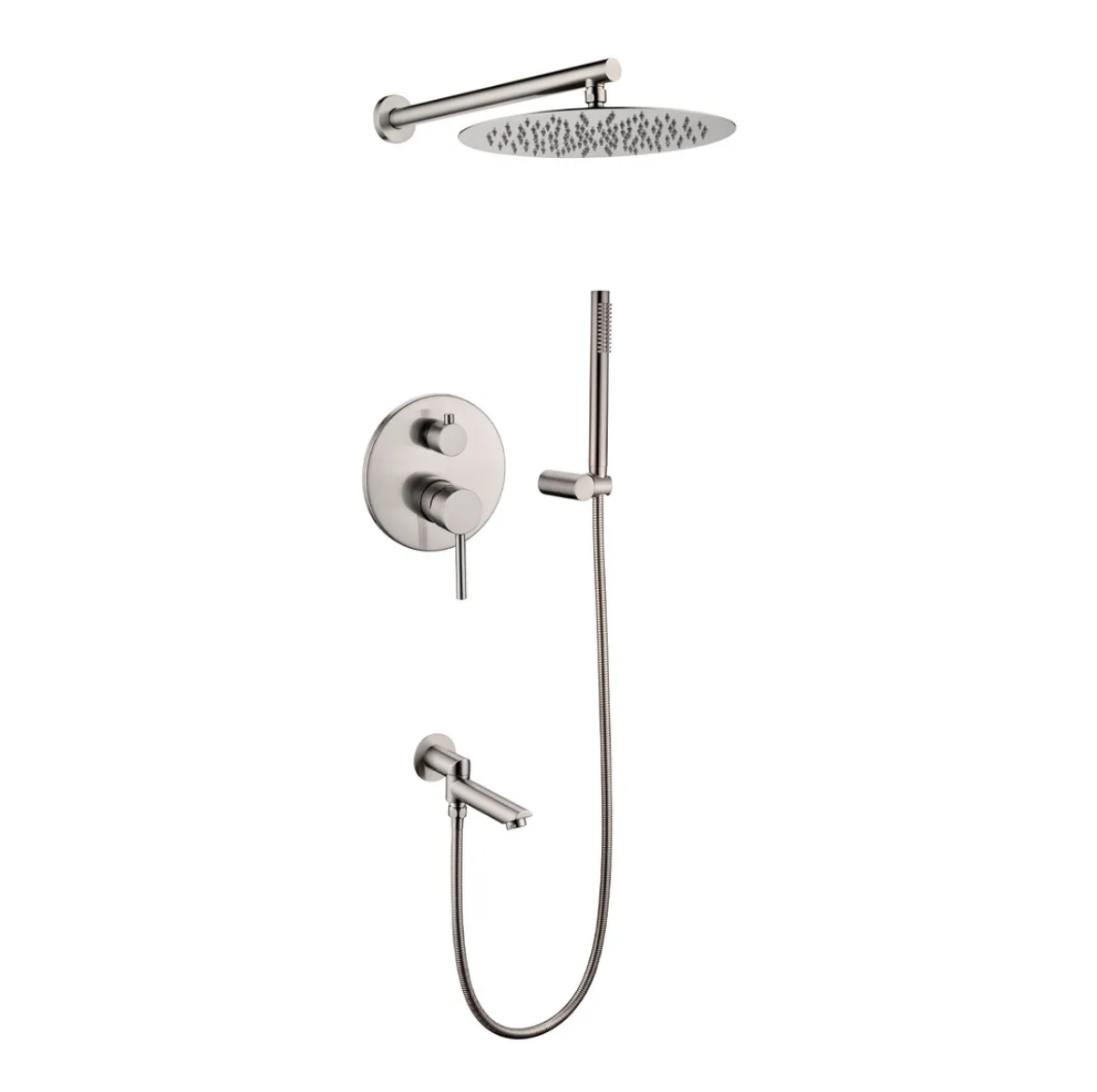 Приобрести grocenberg встраиваемая душевая система, графит gb5099bg-1