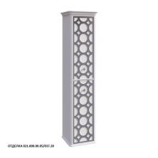 Caprigo Пенал CAPRICE 36 см, левый, белый/черный, эмаль