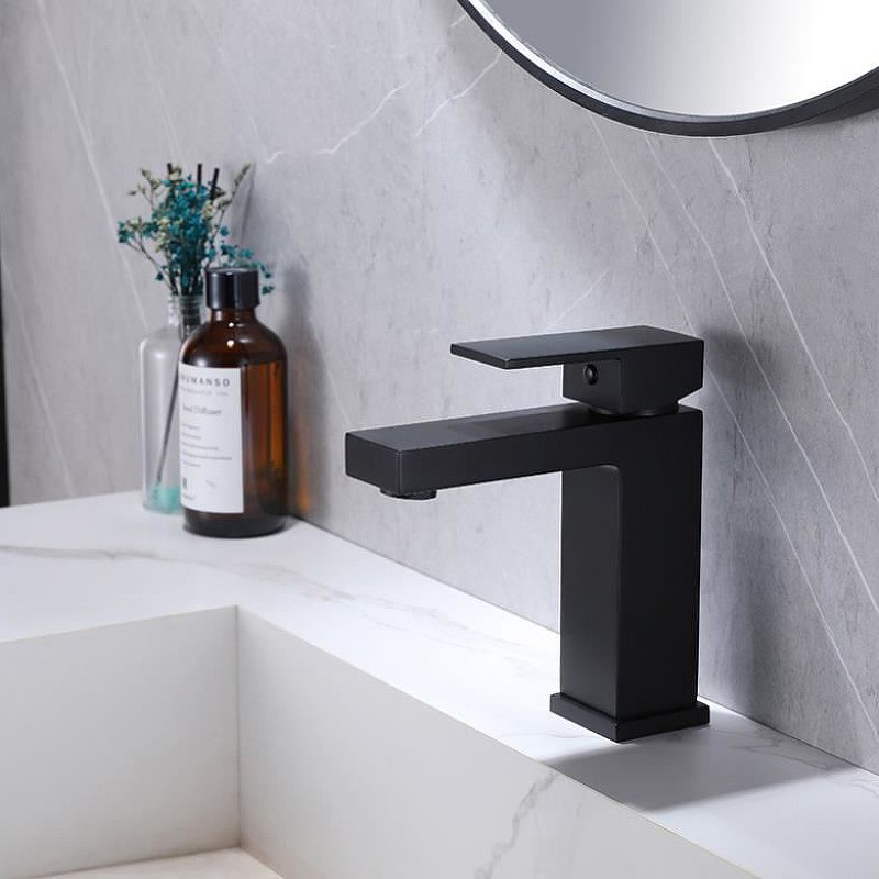 Приобрести haiba смеситель для раковины 180мм, черный матовый hb10803-7