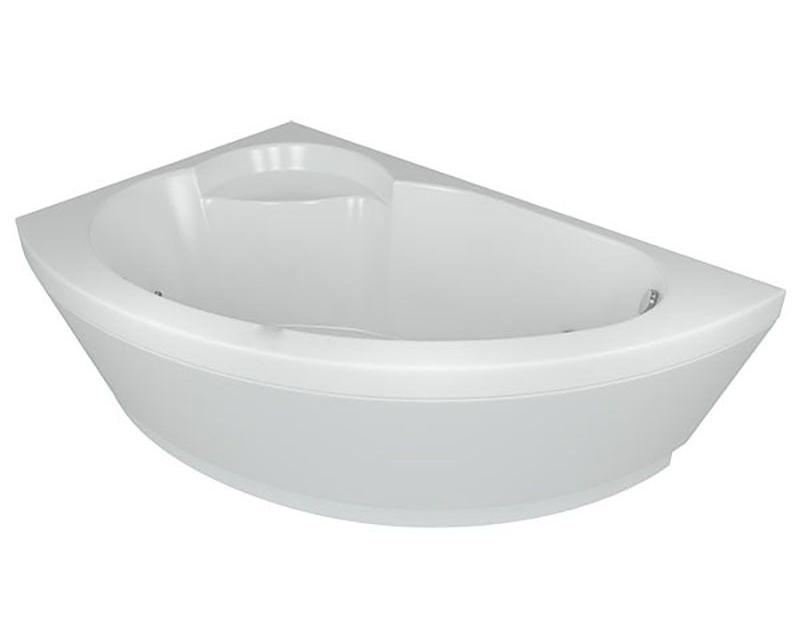 Приобрести акриловая ванна асимметричная aquatek аякс 2 l 170x110 см