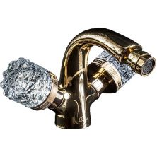 Boheme Смеситель для биде Crystal, золото\кристаллы 296-CRST