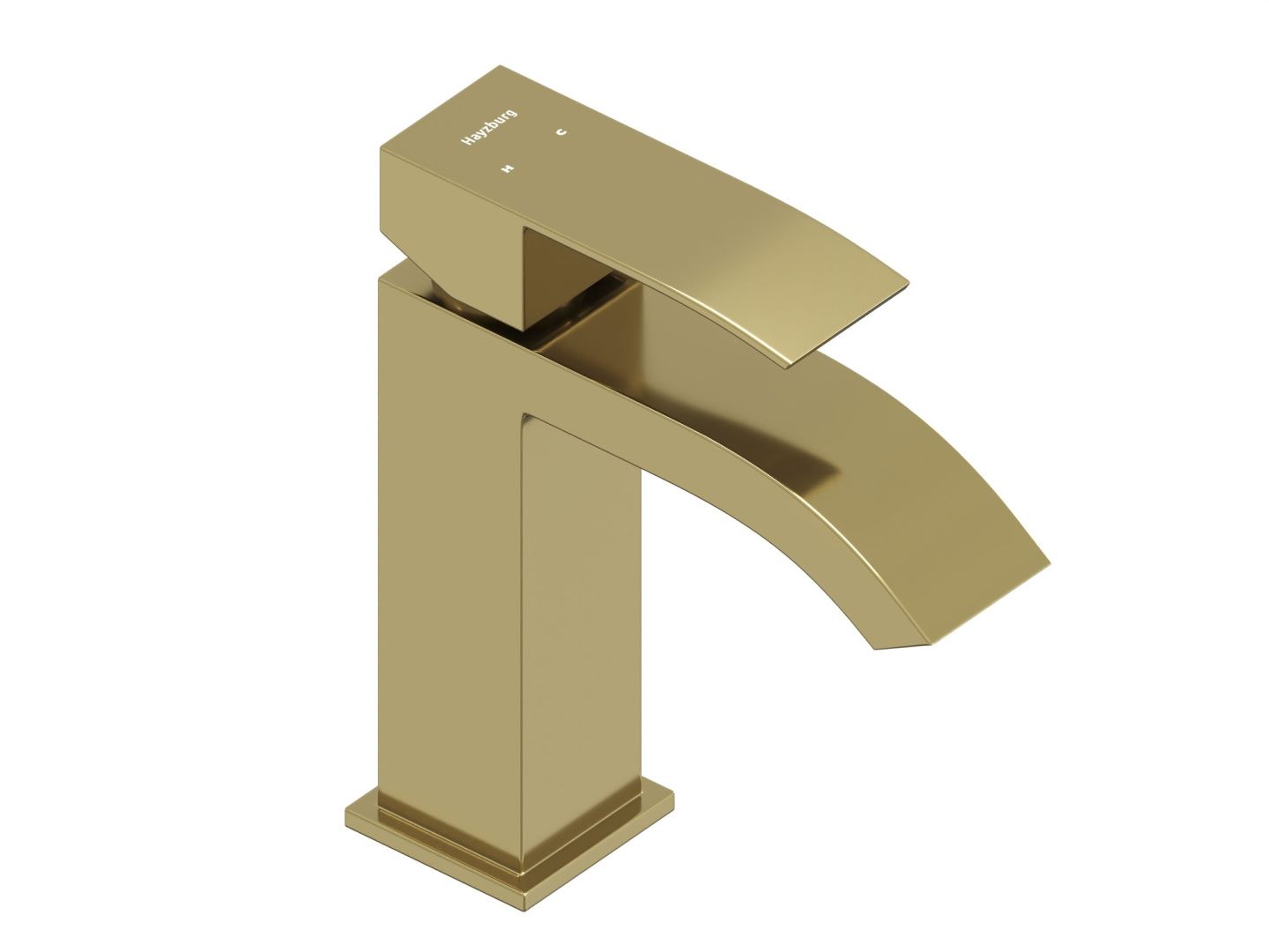 Приобрести hayzburg смеситель для раковины, золото hb-3007go