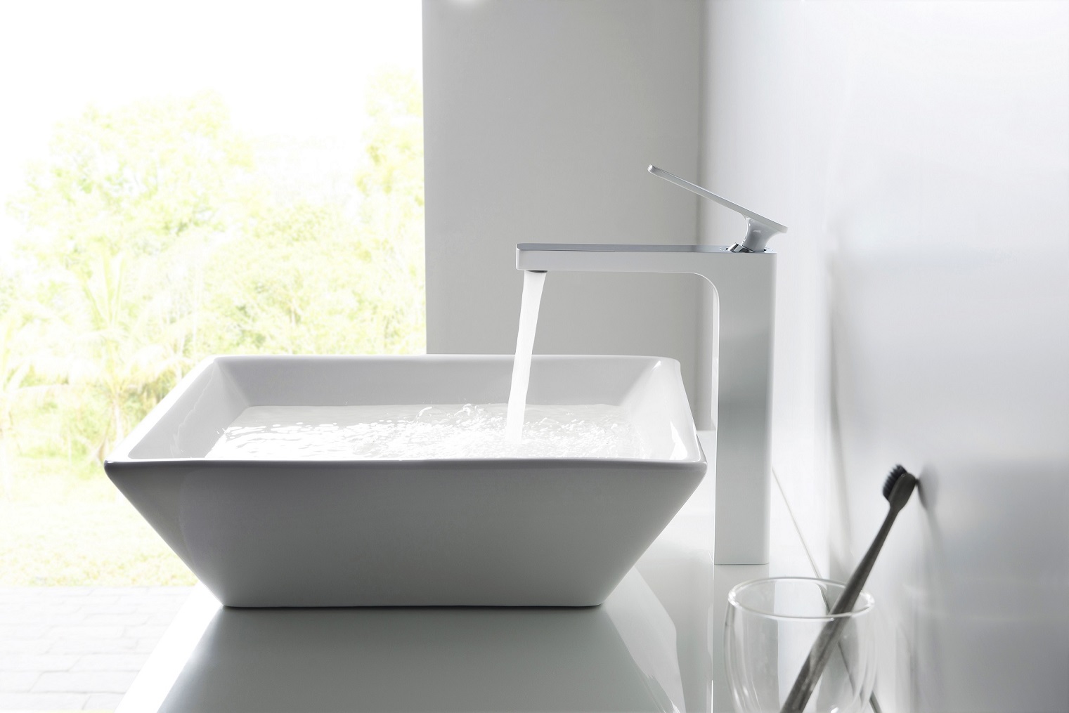 Приобрести смеситель для раковины-чаши timo torne 4311/00-16f хром-белый