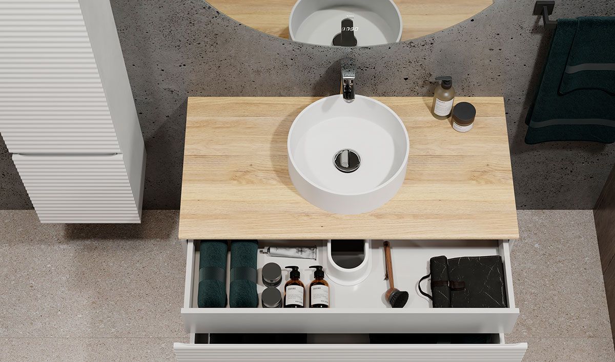 Приобрести jorno тумба подвесная cossety 100 см со столешницей, белая