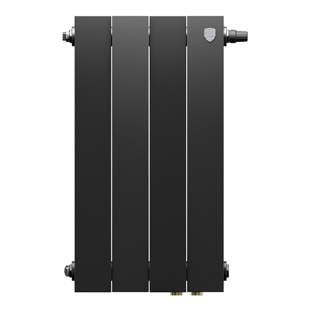 Приобрести royal thermo радиатор биметаллический pianoforte 500 /noir sable ( черный графит ) vdr80 - 4 секц.