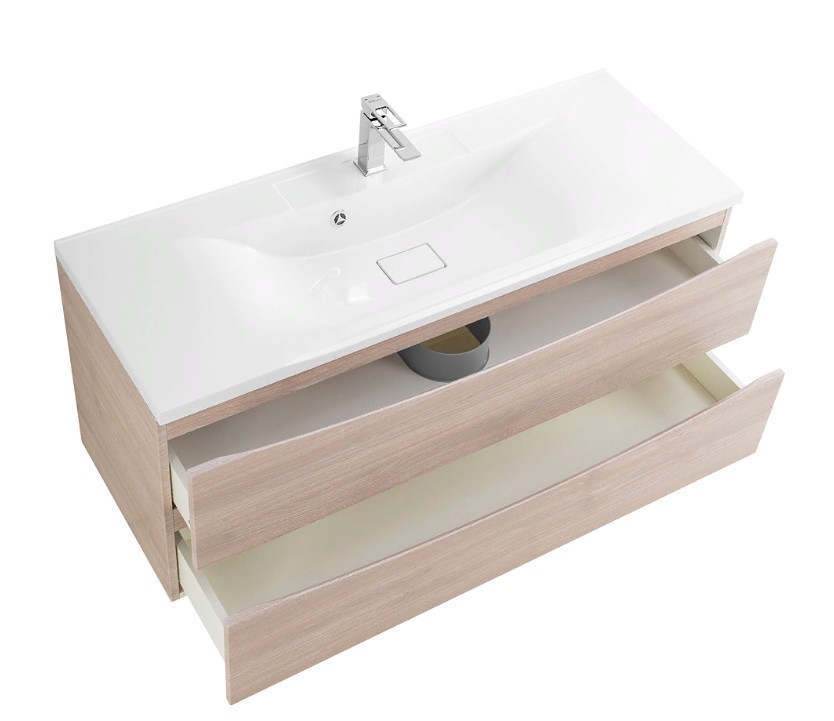 Приобрести тумба подвесная с раковиной belbagno marino-1200-2c-so-rg-p 120 см, rovere grigio