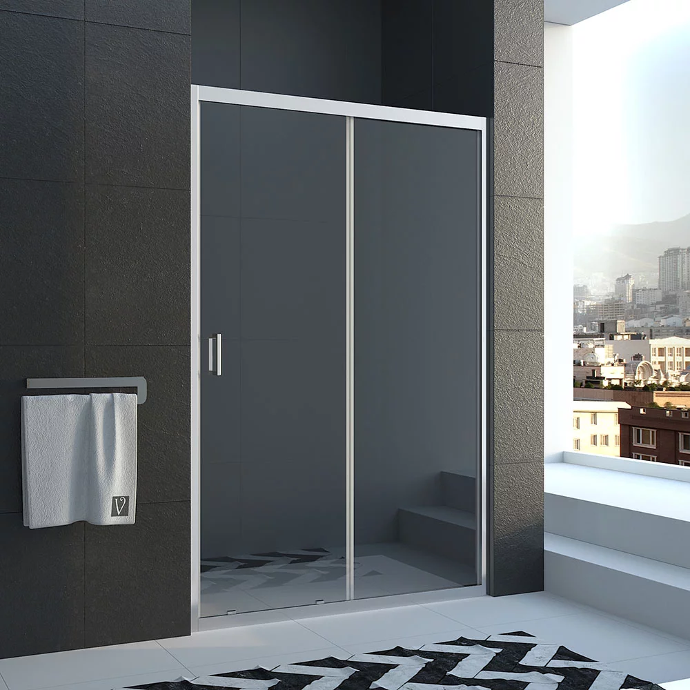 Приобрести veconi душевая дверь vianno vn-46, 110x185 см, хром, прозрачное vn46-110-01-c5
