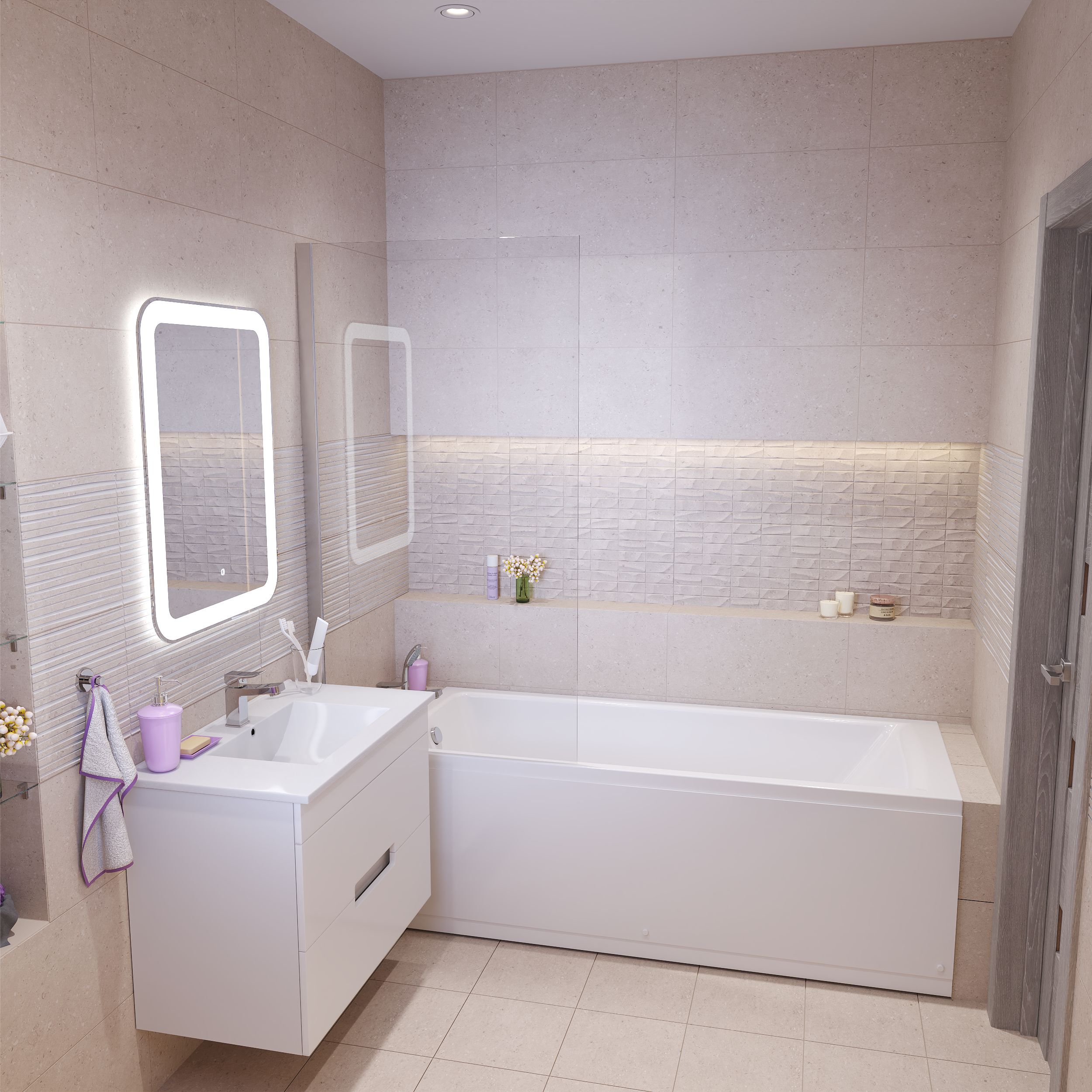 Приобрести mirsant ванна акриловая nova style 170*70 см, белая, ут000081803