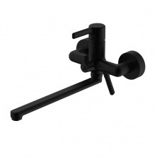 HAIBA Смеситель для ванны 180мм, черный матовый HB-22814-7