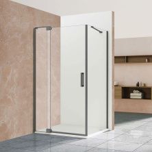 Vincea Душевое ограждение Extra 90х90 см, прозрачное, оружейная сталь VSR-1E809090CLGM